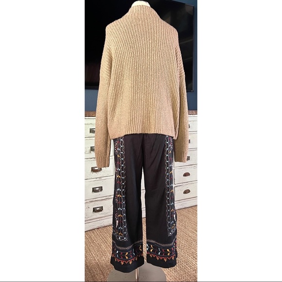 Anthropologie Mock Neck Pullover Sweater L - Picture 3 of 14
